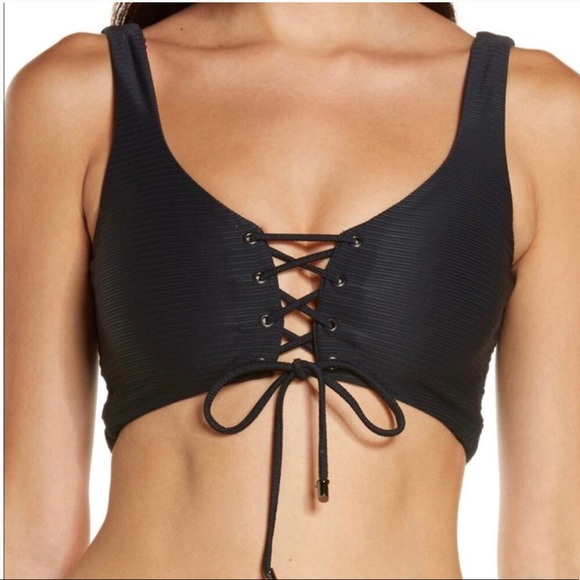Maaji Other - Maaji Black Dazzling 4-Way Reversible Bikini Top